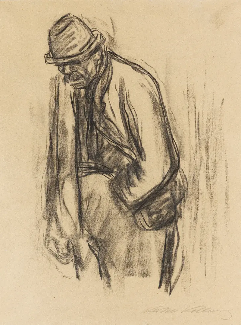 Muž s kloboukem, Käthe Kollwitz