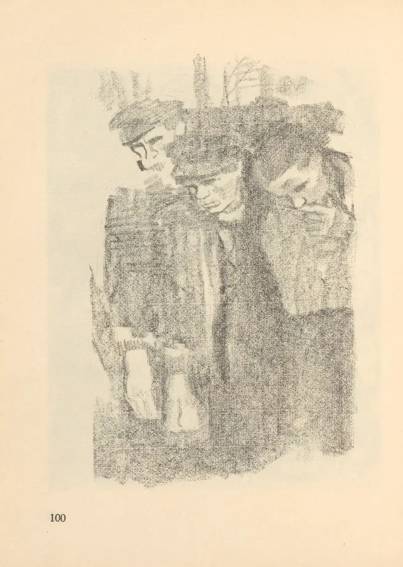Březnový hřbitov, 1925, Käthe Kollwitz