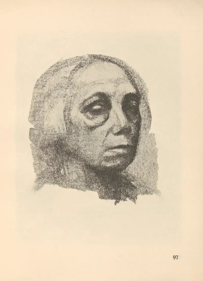 Autoportret, 1925 – Nr. 10, Käthe Kollwitz