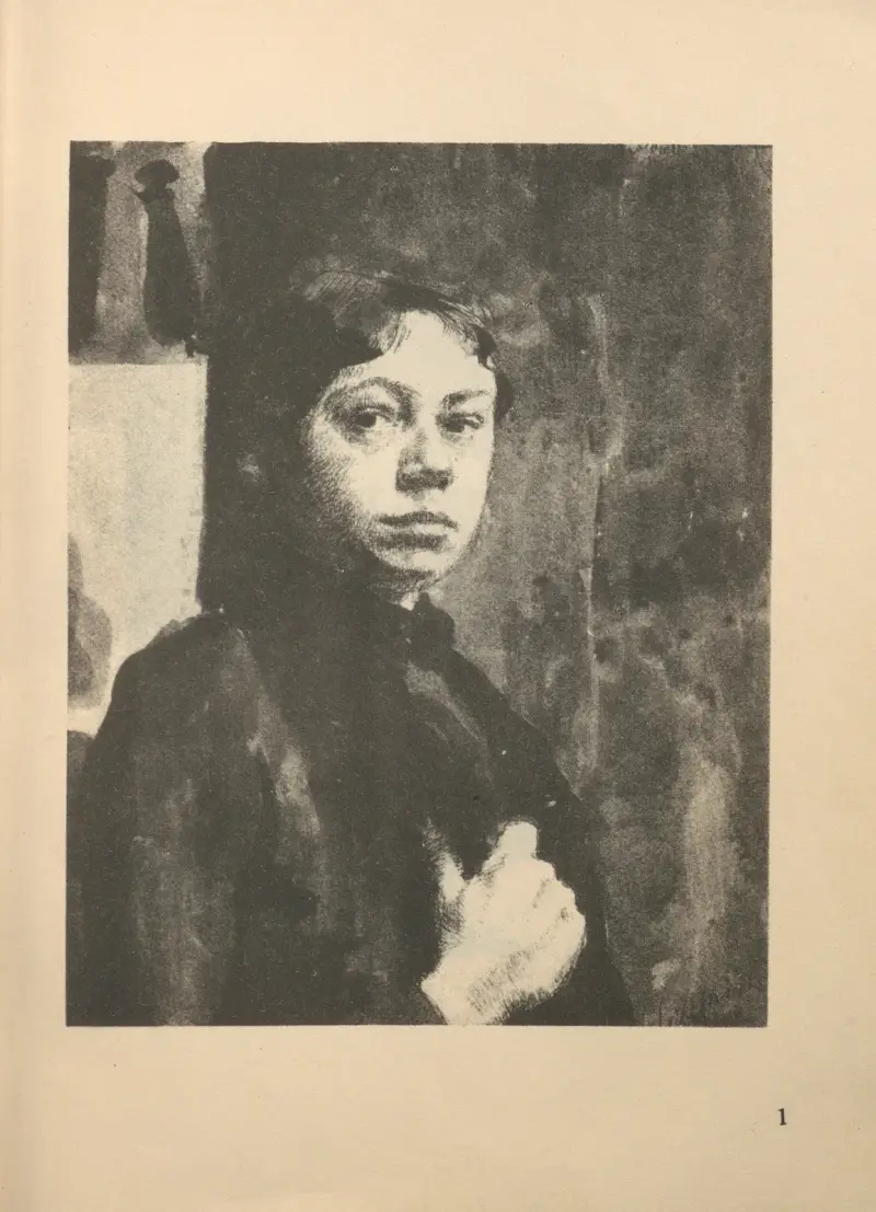 Selbstbildnis, 1925 – nr 14 av Käthe Kollwitz