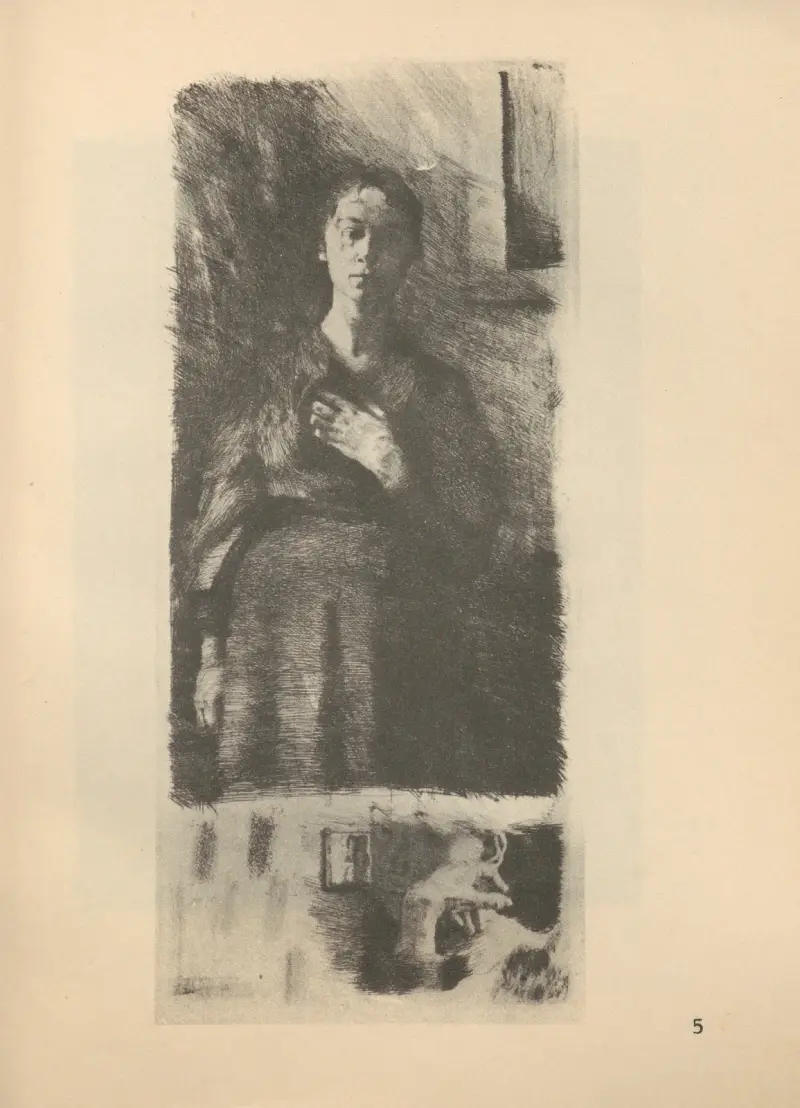 Autoportret, 1925 – Nr. 16, Käthe Kollwitz
