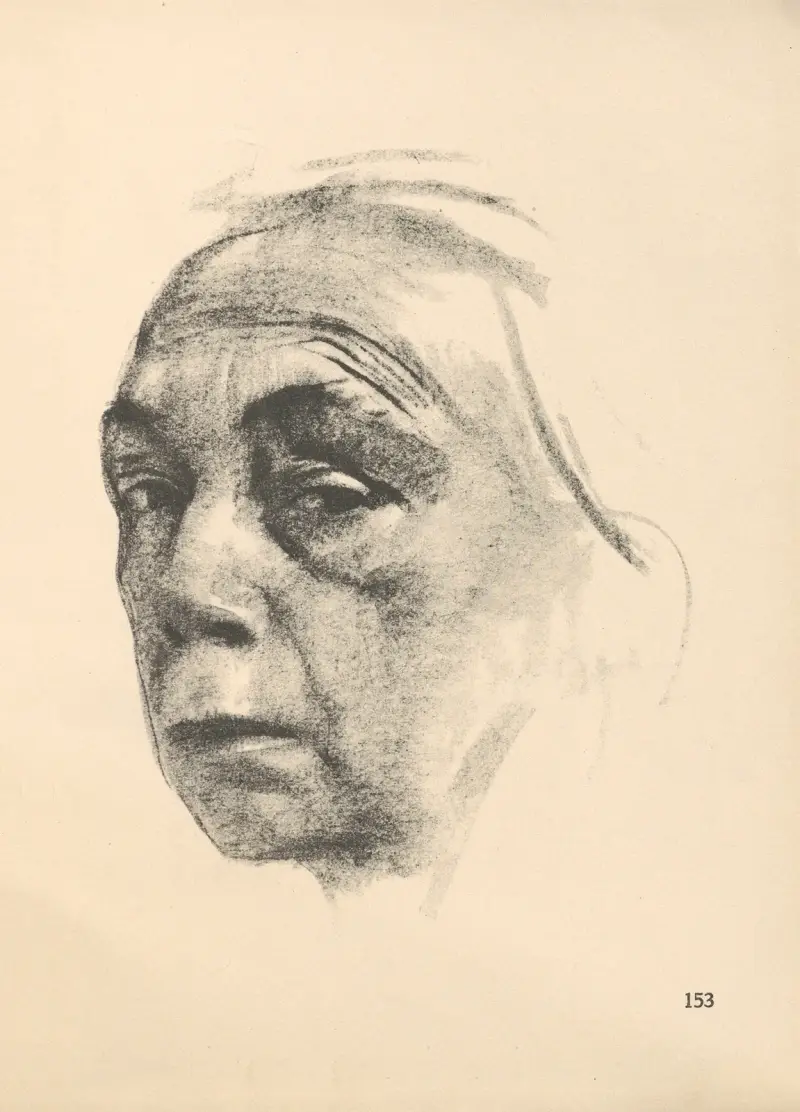 Autoportret, 1925 – Nr. 6, Käthe Kollwitz