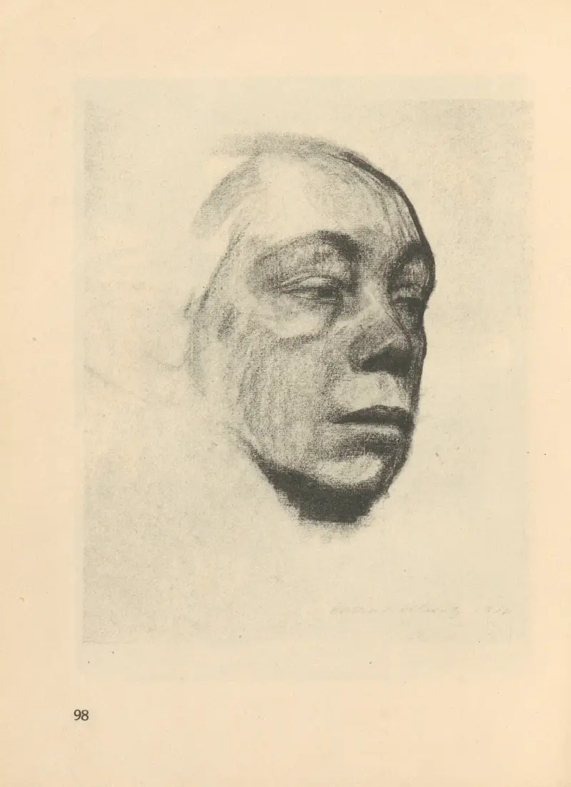 Selbstbildnis, 1925 – nr 8 av Käthe Kollwitz