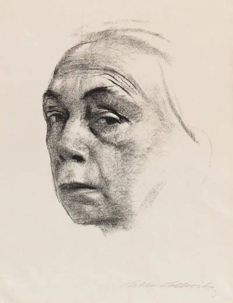 Autoportret, 1924 – Nr. 1, Käthe Kollwitz