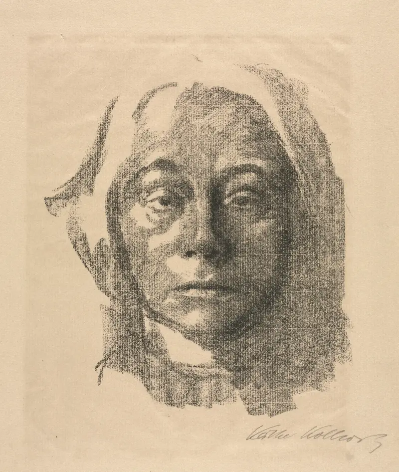 Autoportret, 1915, Käthe Kollwitz