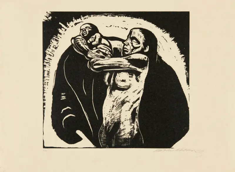 The Sacrifice (Das Opfer) av Käthe Kollwitz