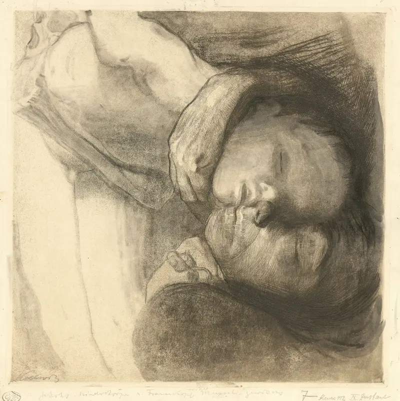 Död, kvinna och barn av Käthe Kollwitz