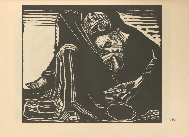 Tod mit Mädchen av Käthe Kollwitz
