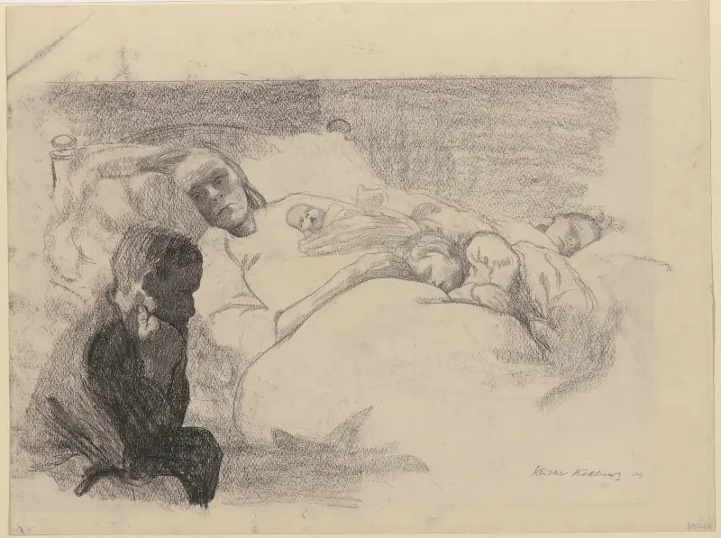 Unemployment av Käthe Kollwitz