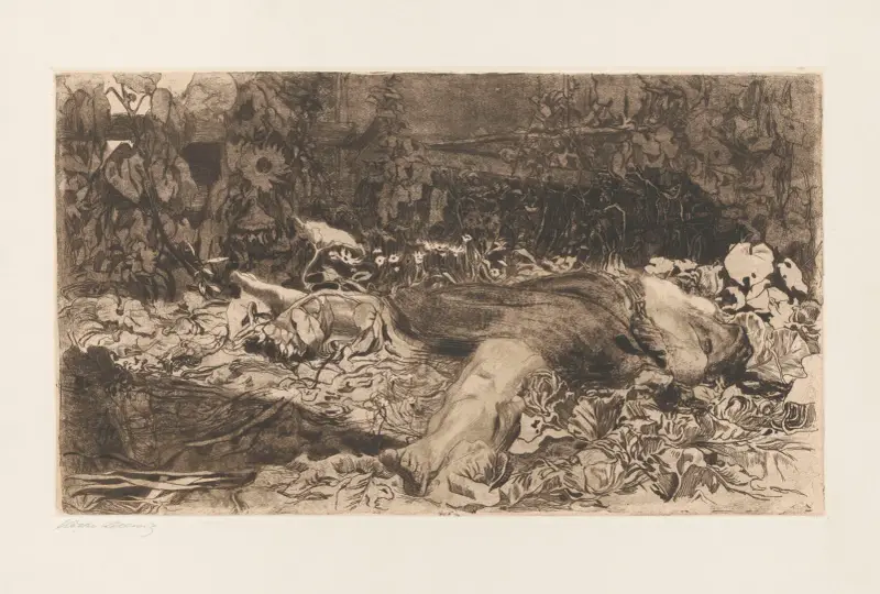 Vergewaltigt von Käthe Kollwitz