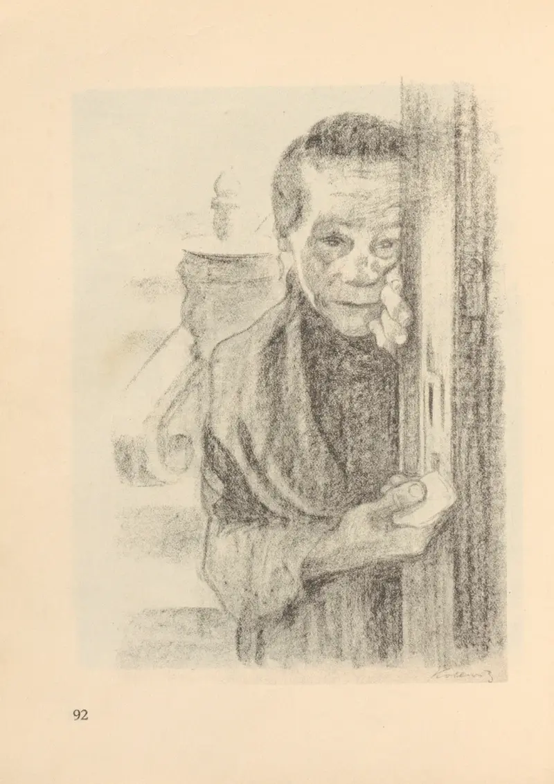 Teckningar för Simplicissimus, 1925 – nr 11 av Käthe Kollwitz