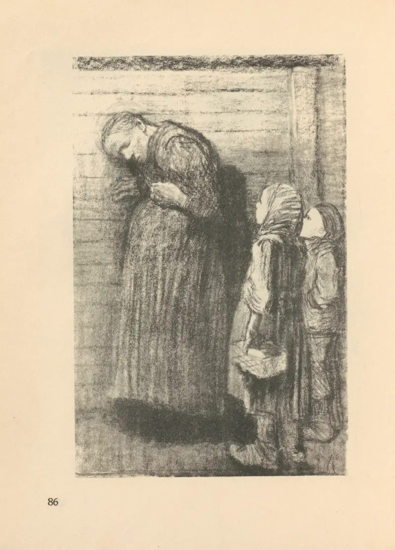 Teckningar för Simplicissimus, 1925 – nr 12 av Käthe Kollwitz