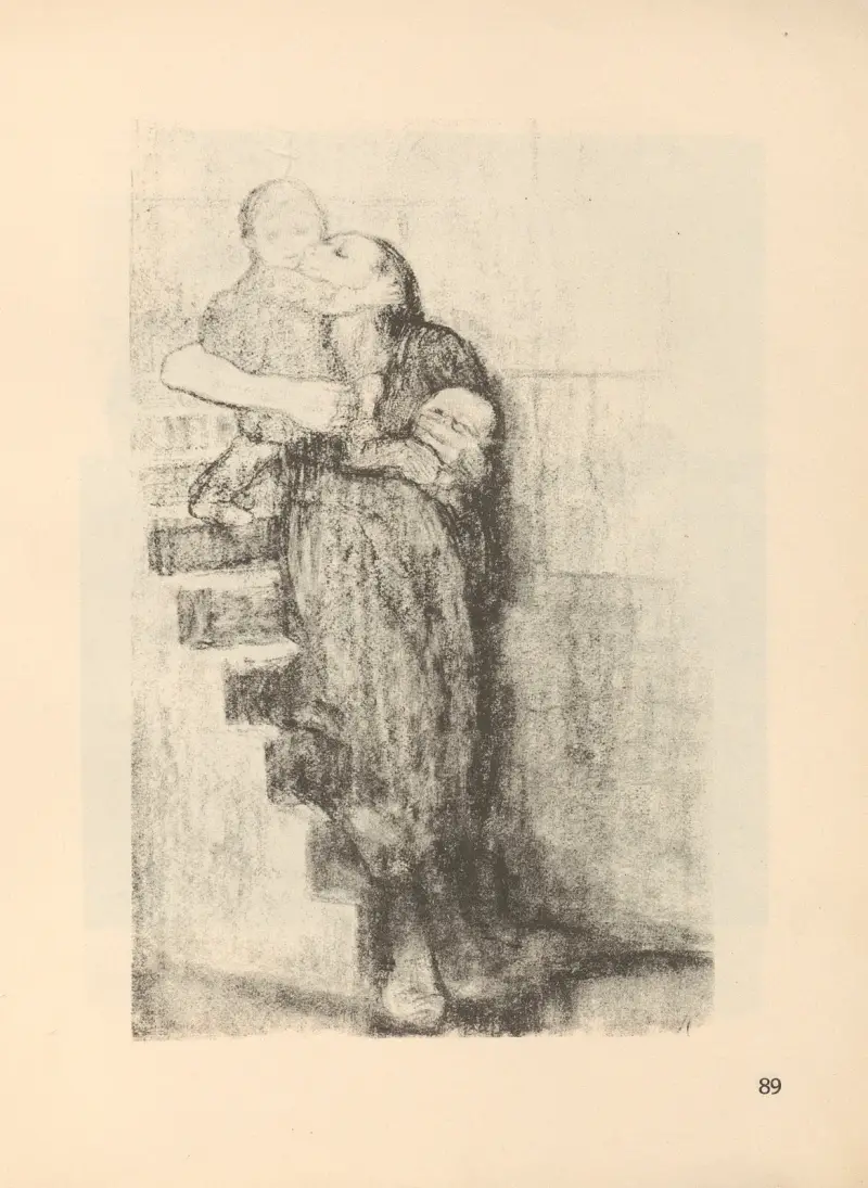 Zeichnungen für den Simplizissimus, 1925 – Nr. 4 von Käthe Kollwitz
