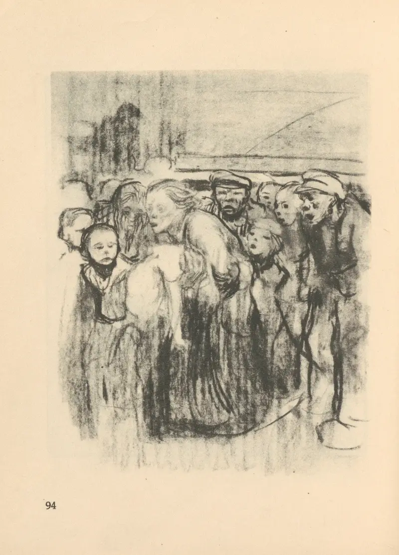 Zeichnungen für den Simplizissimus, 1925 – Nr. 8 von Käthe Kollwitz