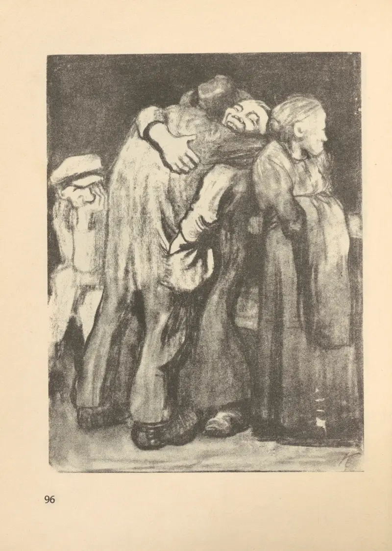 Teckningar för Simplicissimus, 1925 – nr 9 av Käthe Kollwitz