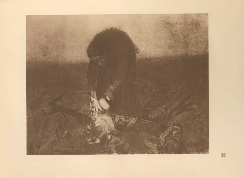 Zum ’Bauernkrieg’ gehörig, 1925 – Nr. 8 von Käthe Kollwitz