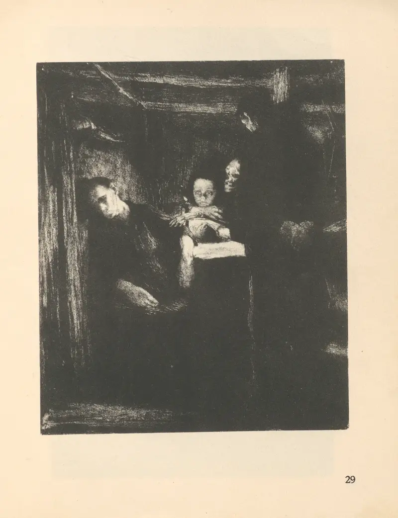 Zum ’Weberaufstand’ gehörig, 1925 – Nr. 2 von Käthe Kollwitz