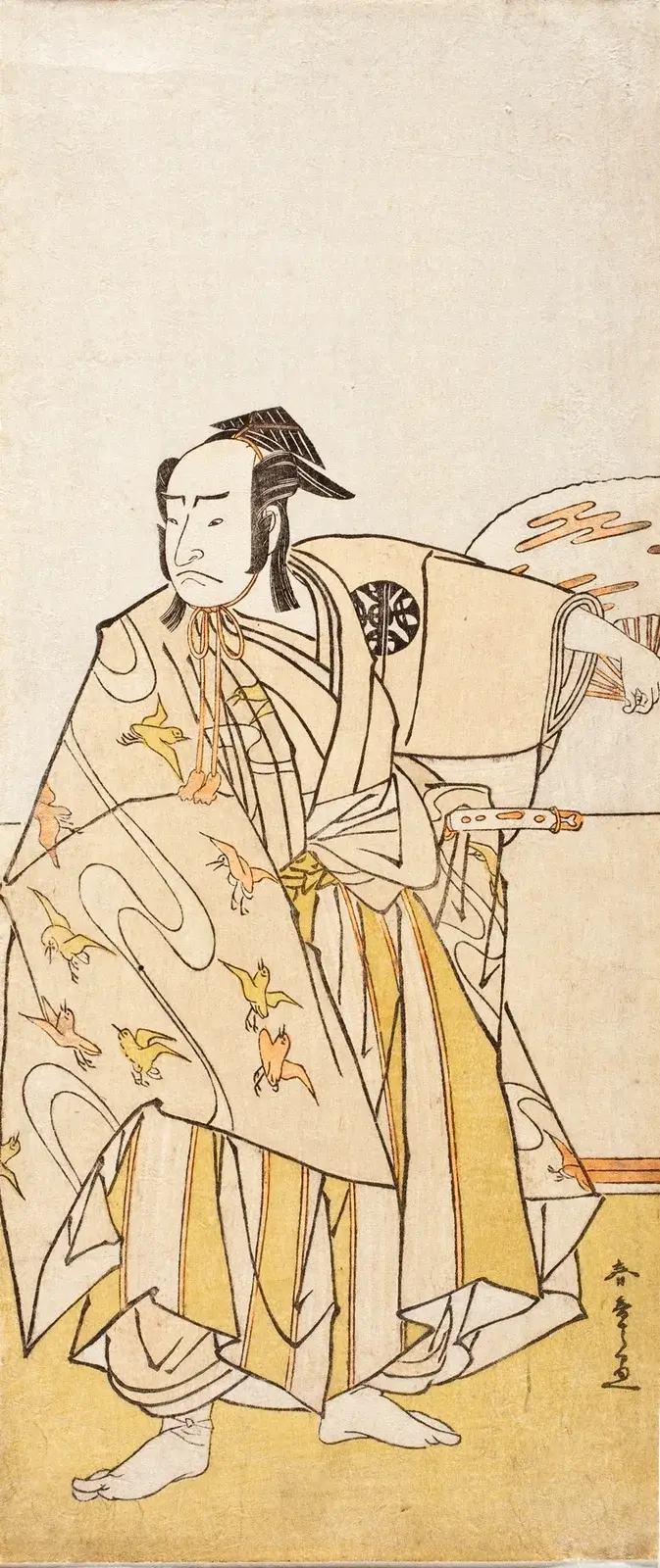 Skådespelaren Nakamura Nakazō I av Katsukawa Shunshō