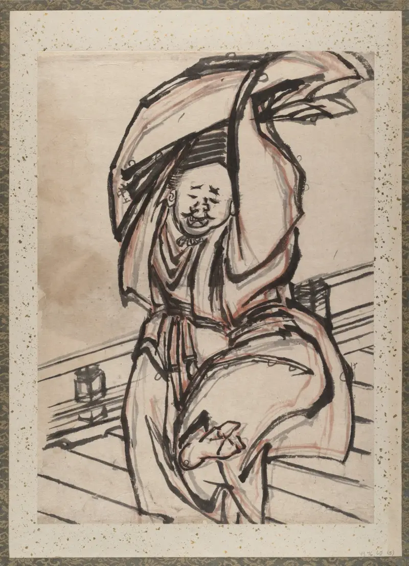 Skissalbum av Katsushika Hokusai och hans lärjungar, plansch 3 av Katsushika Hokusai