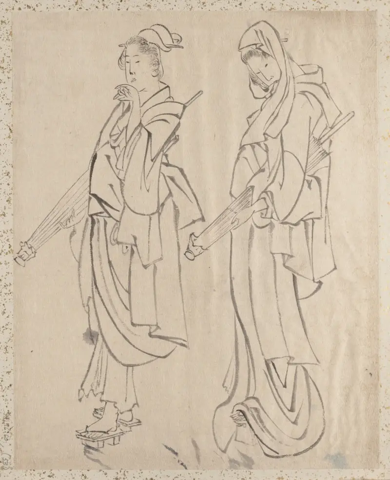 Skizzenalbum von Katsushika Hokusai und seinen Schülern, Tafel 53 von Katsushika Hokusai