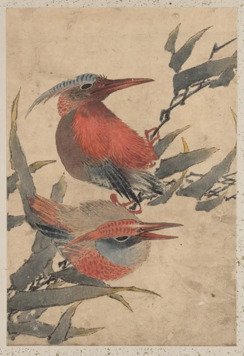 Skizzenalbum von Katsushika Hokusai und seinen Schülern, Blatt 38 von Katsushika Hokusai