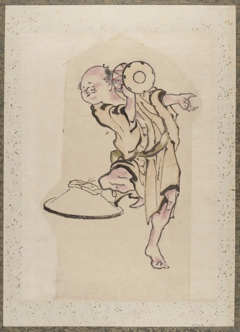 Skissalbum av Katsushika Hokusai och hans lärjungar, plansch 11 av Katsushika Hokusai