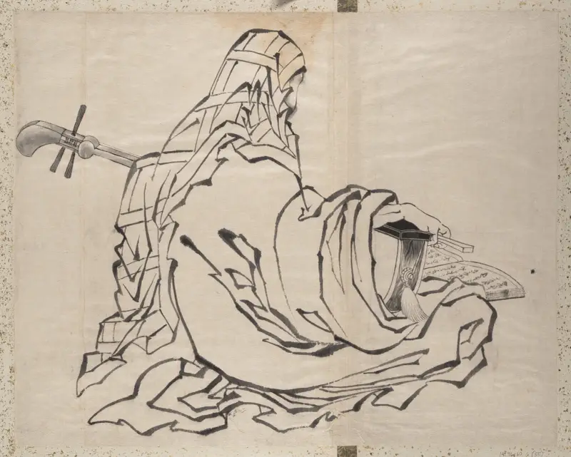 Skissalbum av Katsushika Hokusai och hans lärjungar, plansch 55 av Katsushika Hokusai
