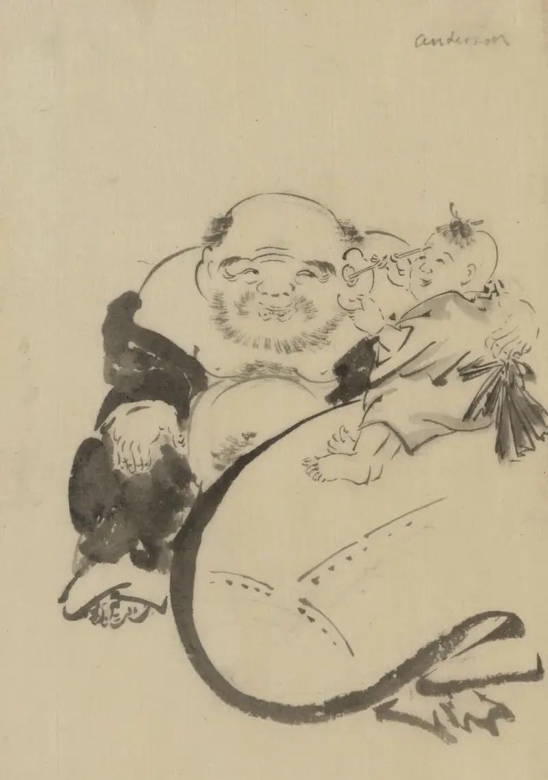 Shakuyaku kana ari, 1830 av Katsushika Hokusai