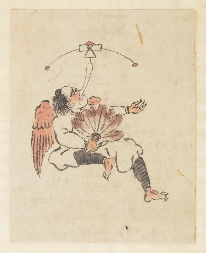 Tengu av Katsushika Hokusai