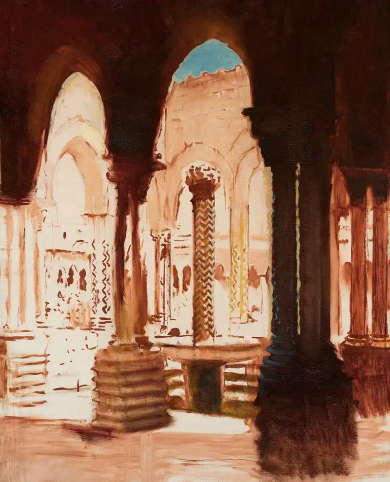 Klosterhof in Monreale–Palermo von Kazimierz Stabrowski