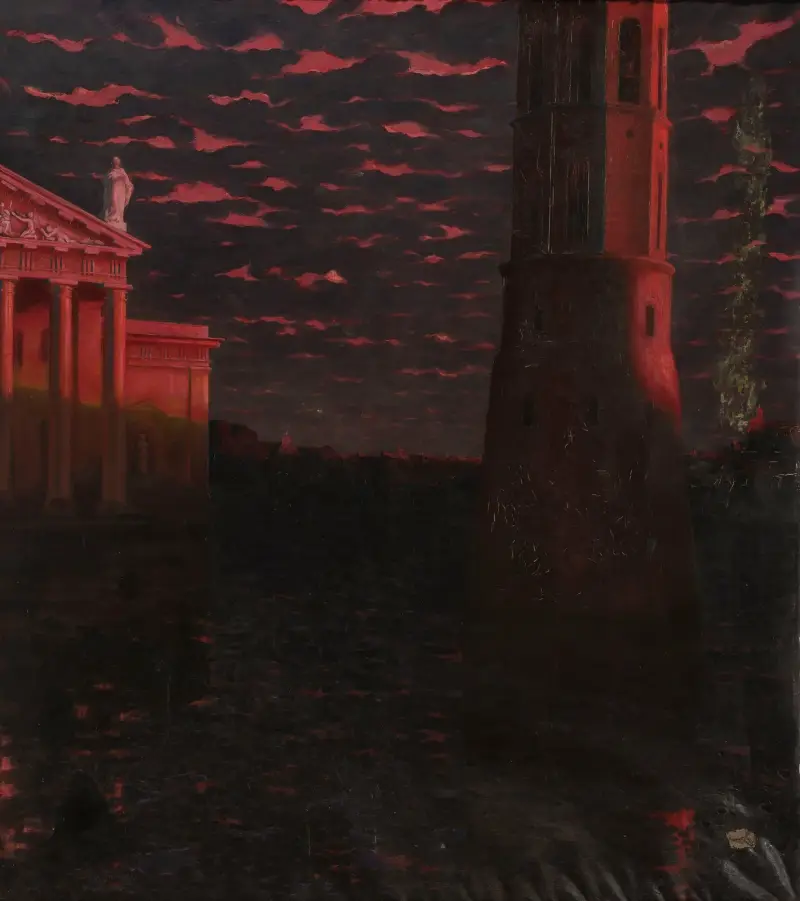 Vilnius – Kathedralen-Glockenturm von Kazimierz Stabrowski