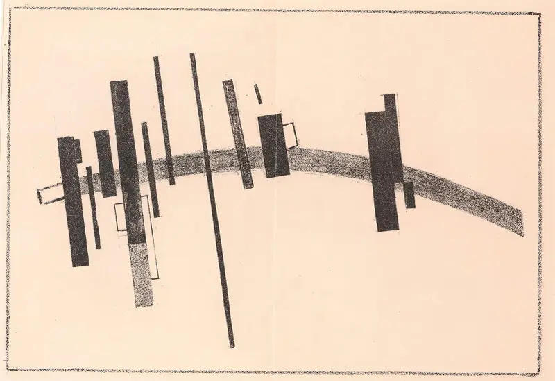 Sensation of the Motion and the Obstacle, Kazimir Malevich