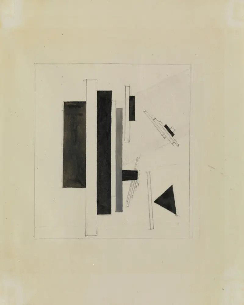 Ohne Titel (Suprematistische Komposition), 1919 – Nr. 2 von Kazimir Malevich