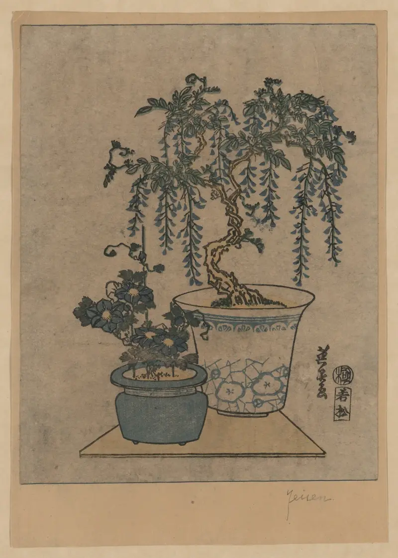 Fuji no hachiuei av Keisai Eisen