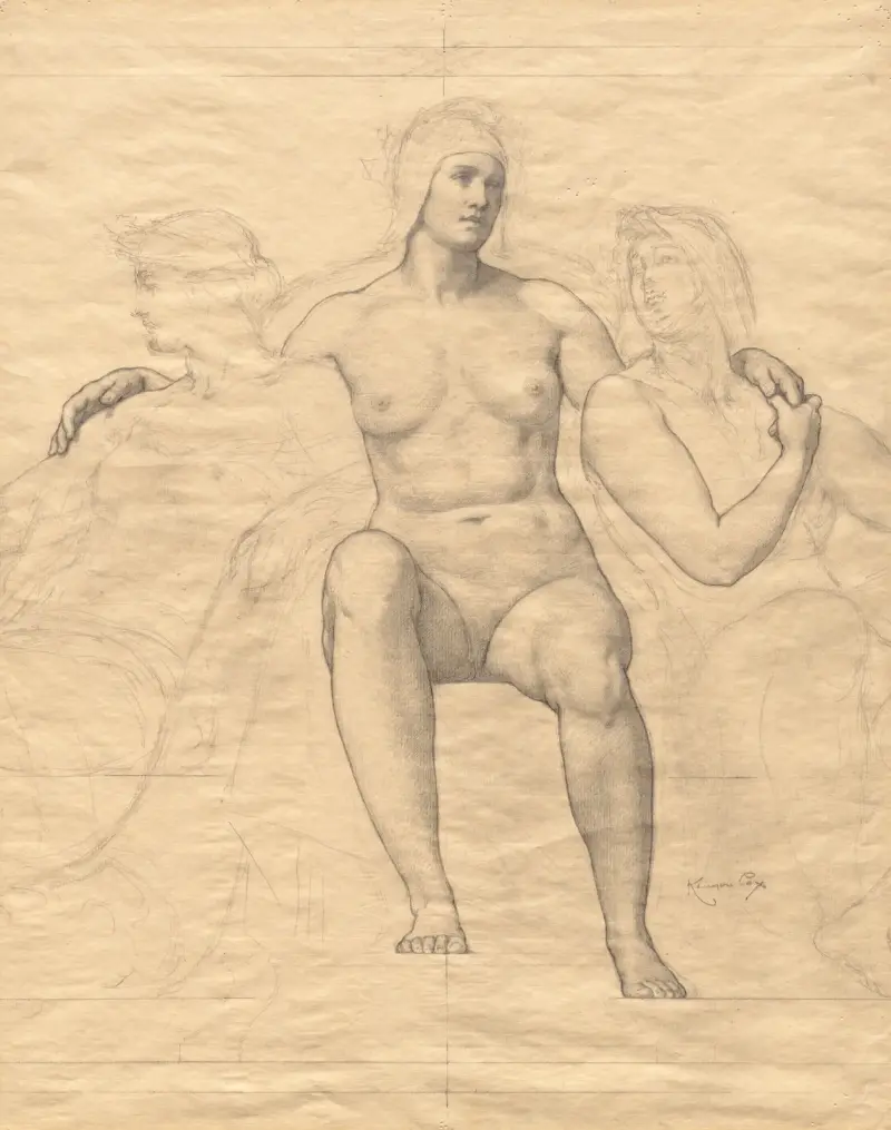 Allegorical Female Figures av Kenyon Cox