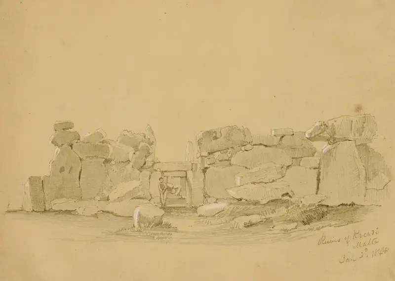 Ruiny, Krindi, Malta, Miner Kilbourne Kellogg