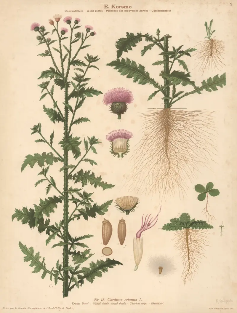 Welted Distel, Krause Distel von Knut Quelprud