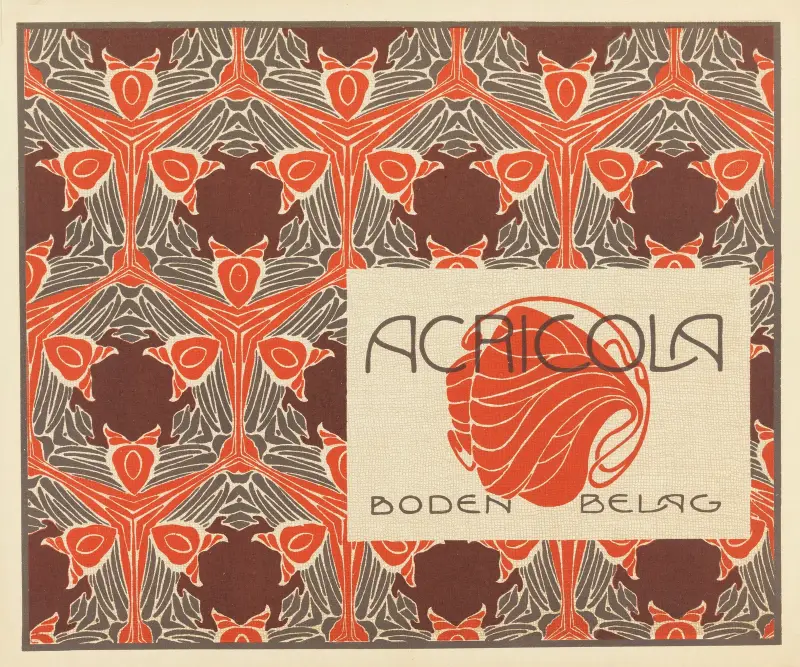 Acricola Bodenbelag (Acricola Floor Covering) av Koloman Moser