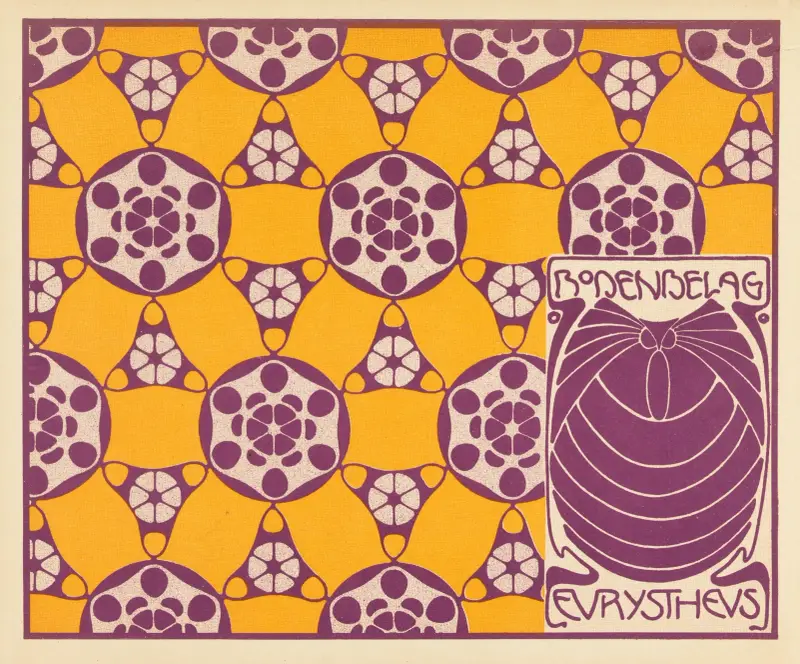 Bodenbelag Eurystheus (Eurystheus Floor Covering) av Koloman Moser