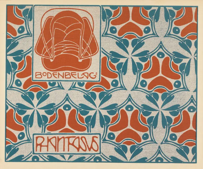 Bodenbelag; Phantasus von Koloman Moser