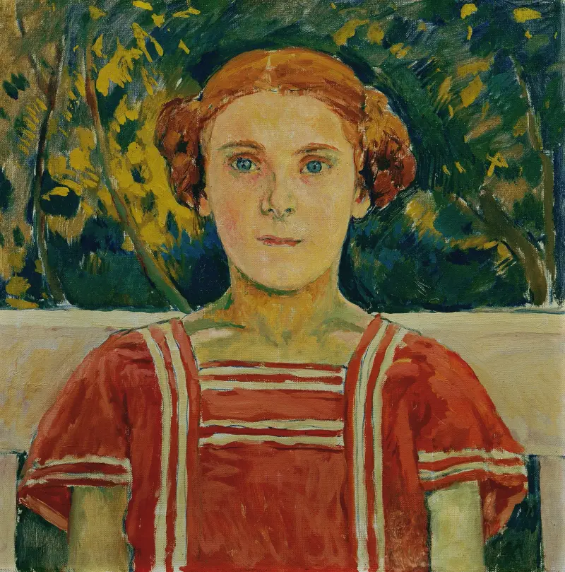 Elisabeth Steindl, Nichte des Künstlers von Koloman Moser