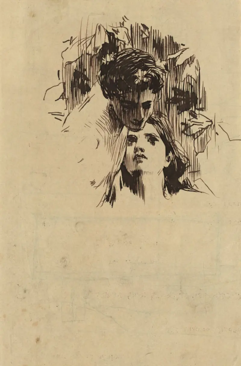 Liebespaar von Koloman Moser