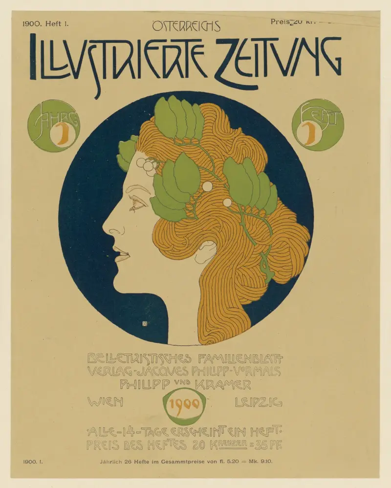 Österreichs illustrierte Zeitung, Jahrg. 1 Heft 1 von Koloman Moser