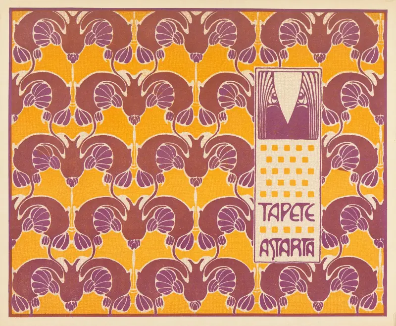 Tapete Astarte von Koloman Moser