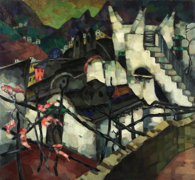 Motyw z Capri, Konrad Mägi