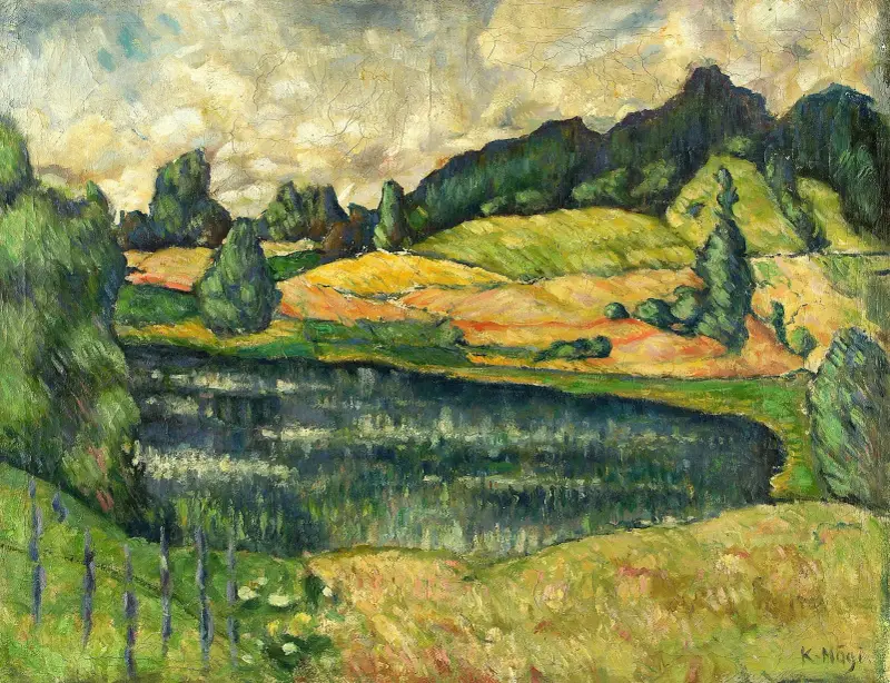 Landschaft aus Estland von Konrad Mägi