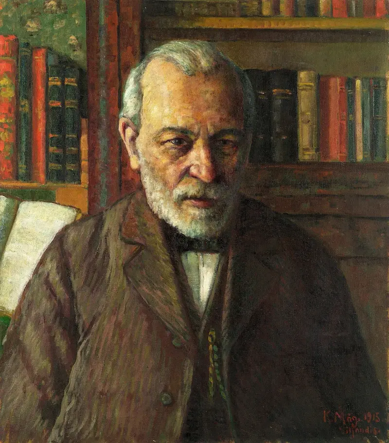 Porträt des Dichters Friedrich Kuhlbars von Konrad Mägi