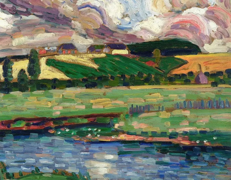 Landschaftsstudie von Konrad Mägi