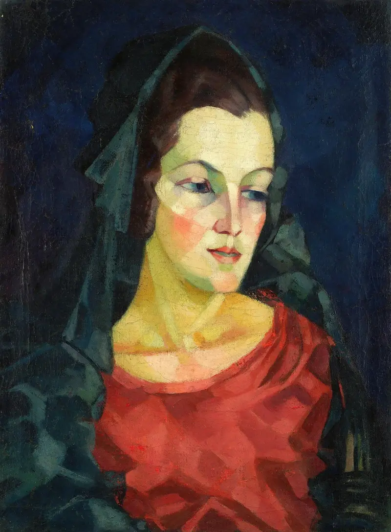 Naise portree (Ludmilla Allik), 1923 – nr 3 av Konrad Mägi