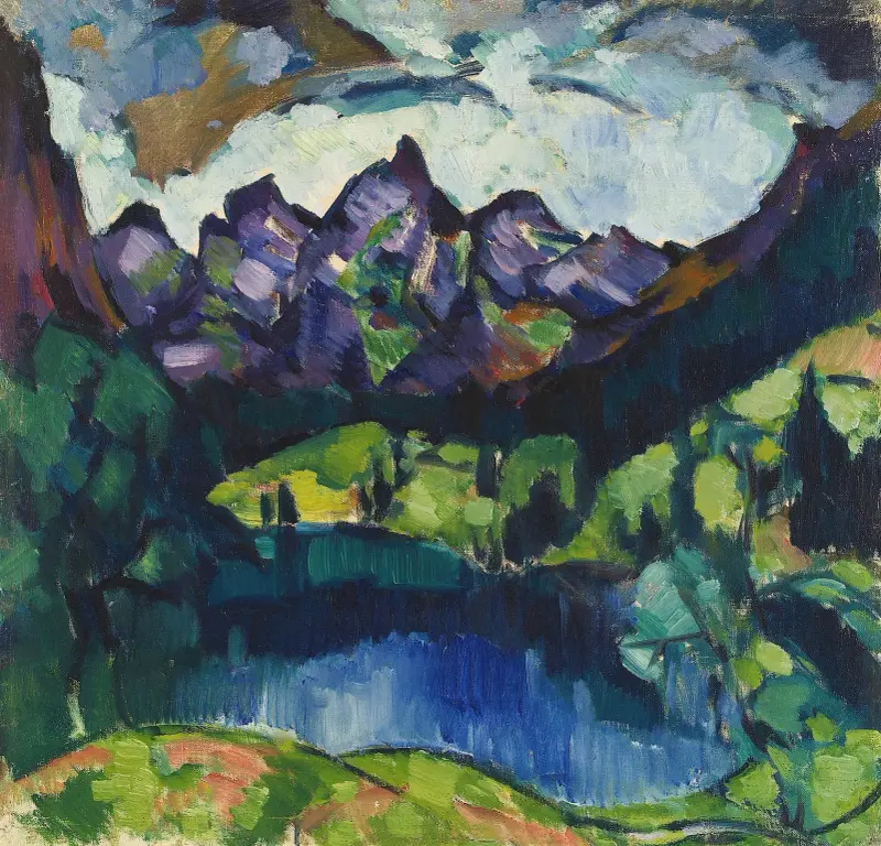 Krajina z Obersdorfu, Konrad Mägi